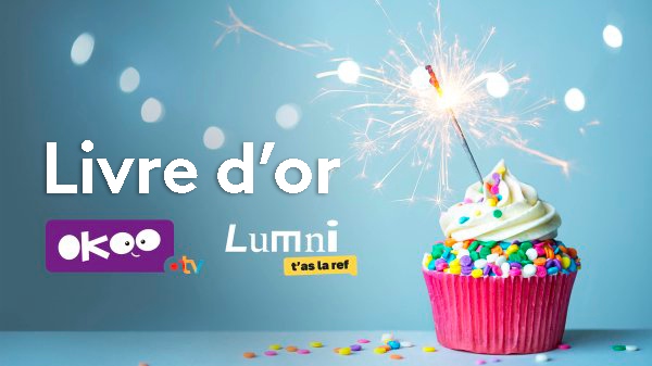 Livre d'or de l'anniversaire des 5 ans de Okoo et de Lumni